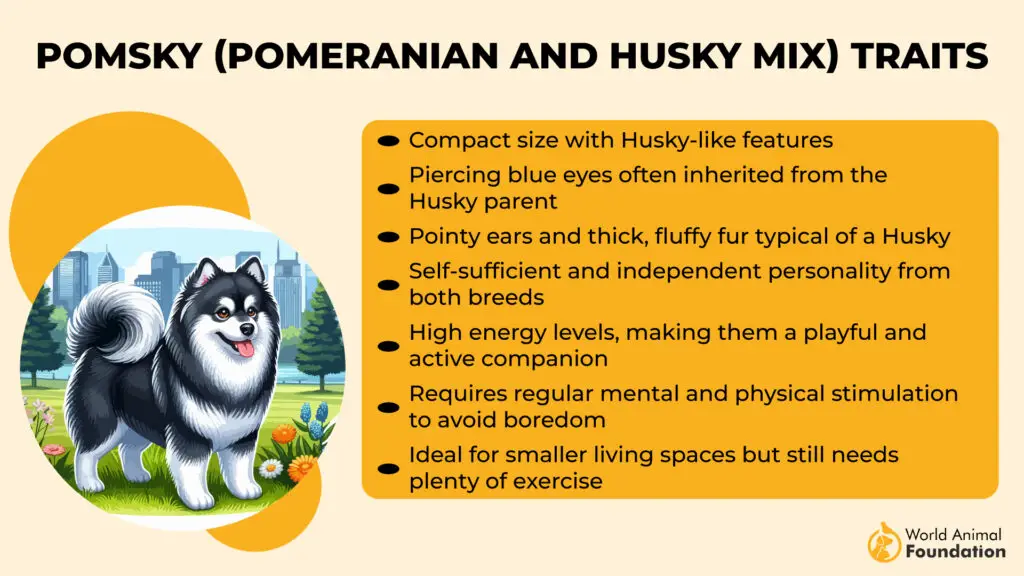 Pomsky omadused